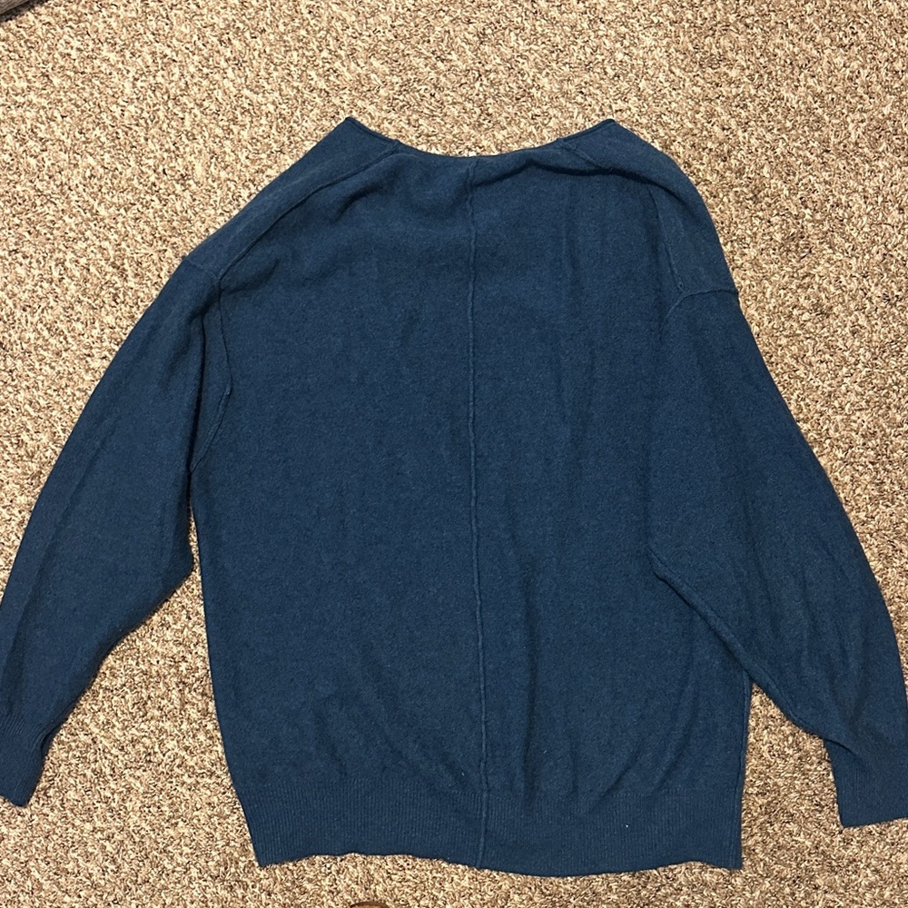 Free people blue cashemere cardigan - Picture 4 of 4
